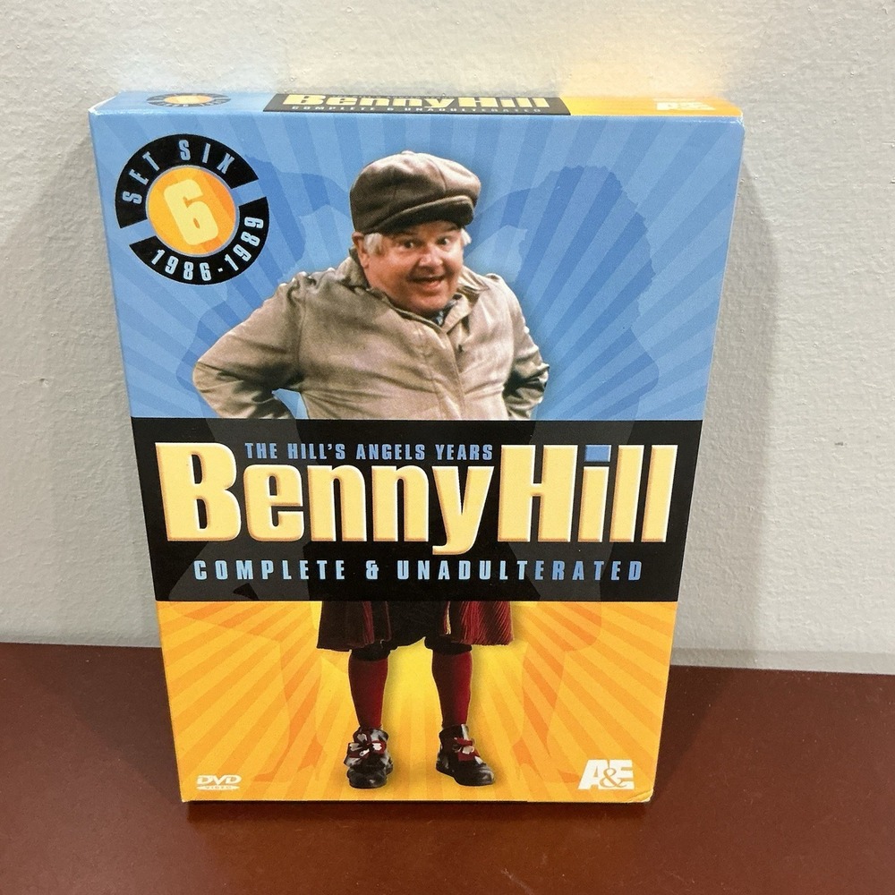 Benny Hill - Set Six 6 A&E Complete Unadulterated Hills Angels Years 1986-1989